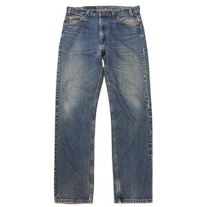 Vintage Levi's 505 Orange Tab Jeans Regular Fit Straight Leg Size 36x34
